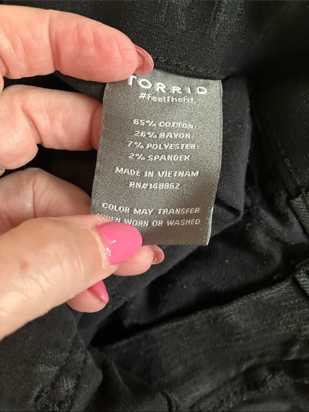 Torrid Black Size 16R Sky High Skinny Premium Stretch Jeans - Picture 8 of 9